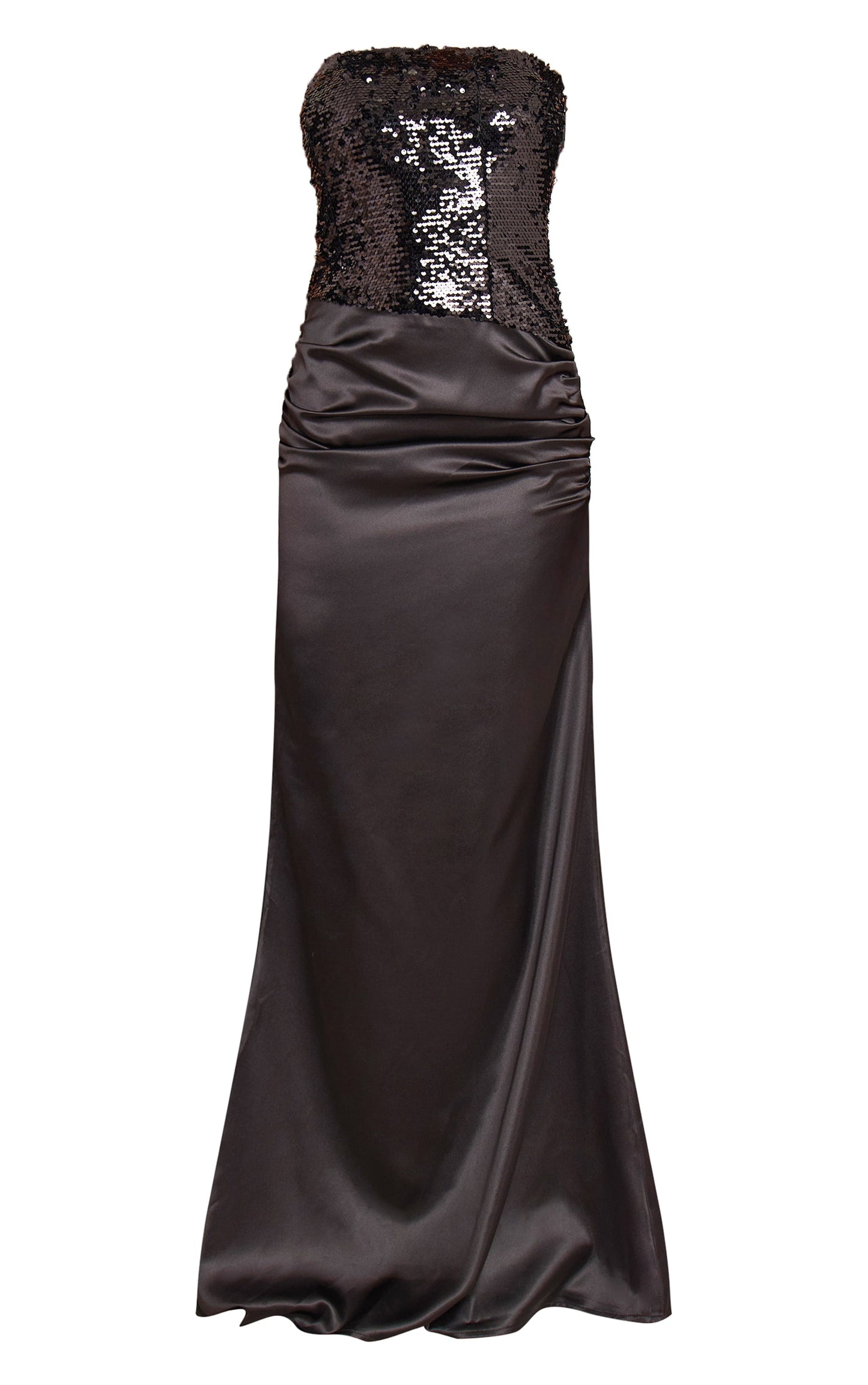 Vestido Maxi Asimétrico Lentejuelas Mi tienda