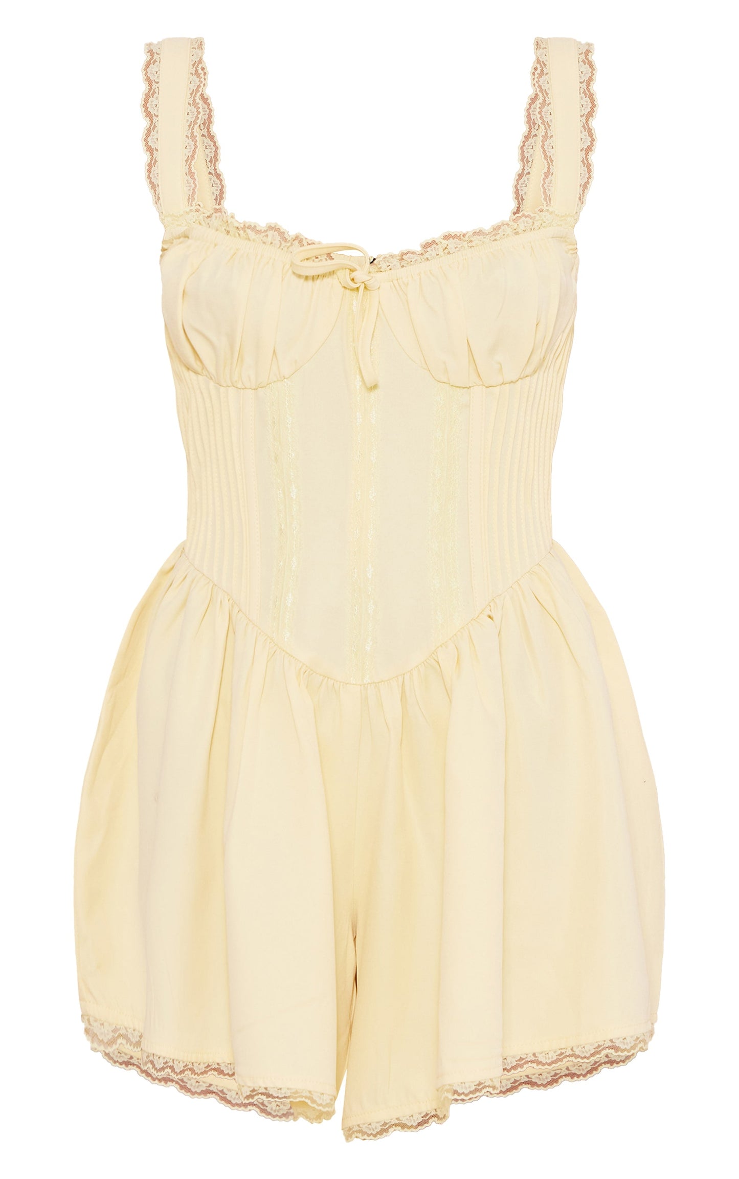 Vestido Corset Amarillo Limón Mi tienda