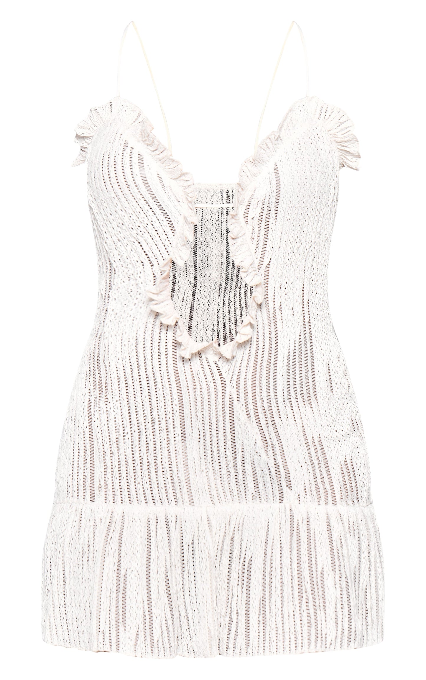 Vestido Mini Vuelos Blanco Mi tienda