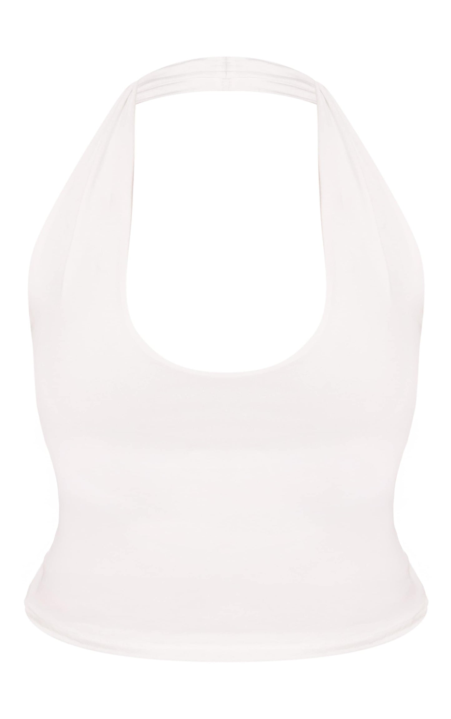 Top Halter Blanco Mujer Mi tienda