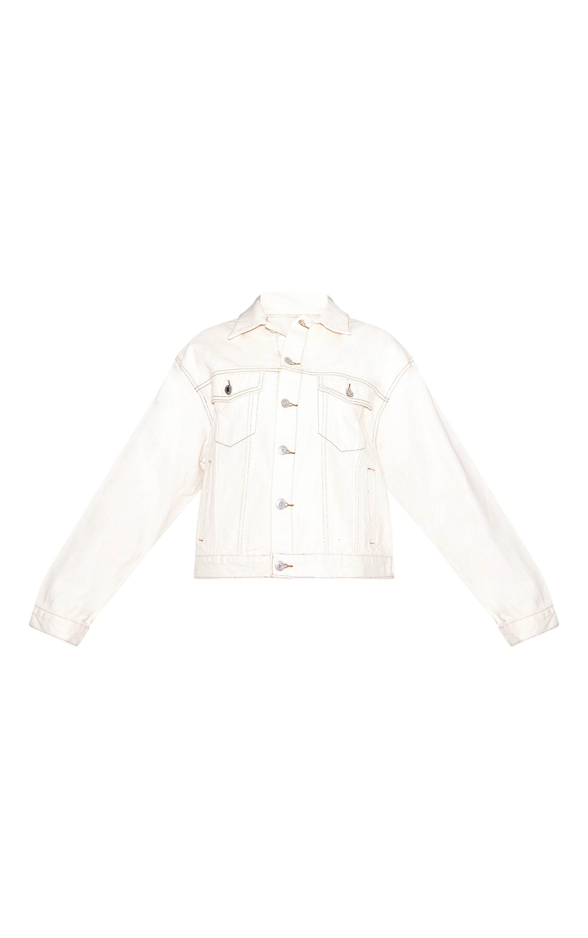 Chaqueta Mezclilla Beige