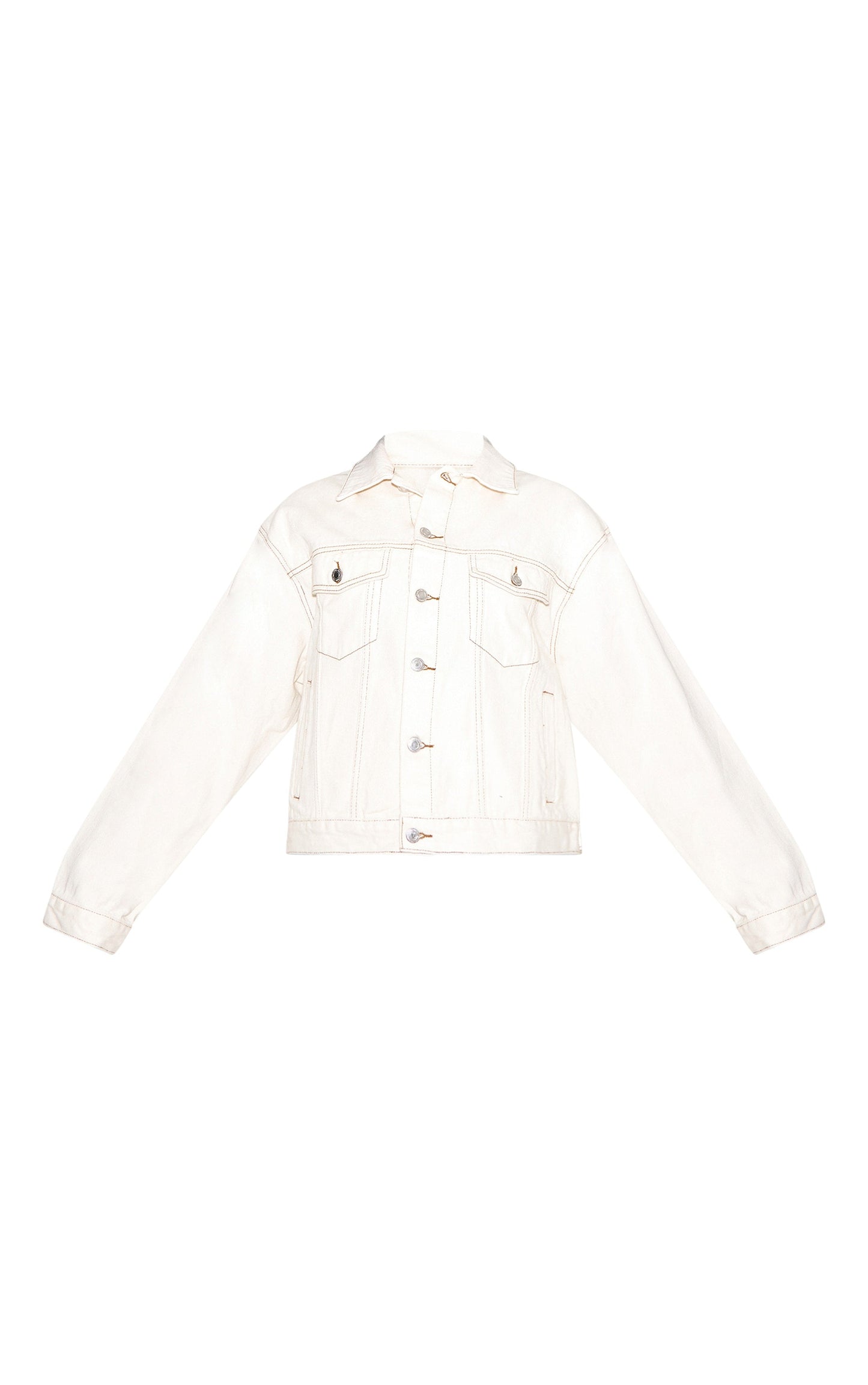 Chaqueta Mezclilla Beige Mi tienda