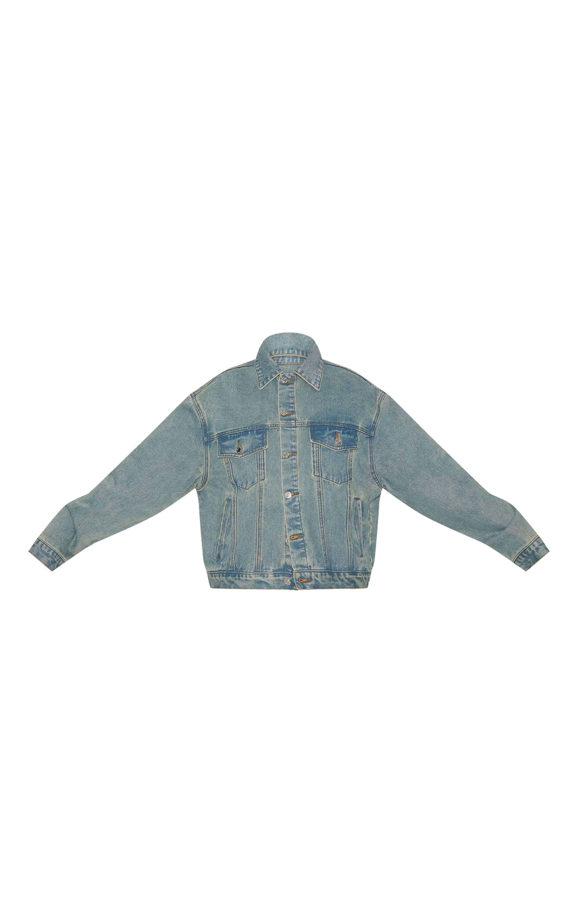 Chaqueta Mezclilla Desgastada