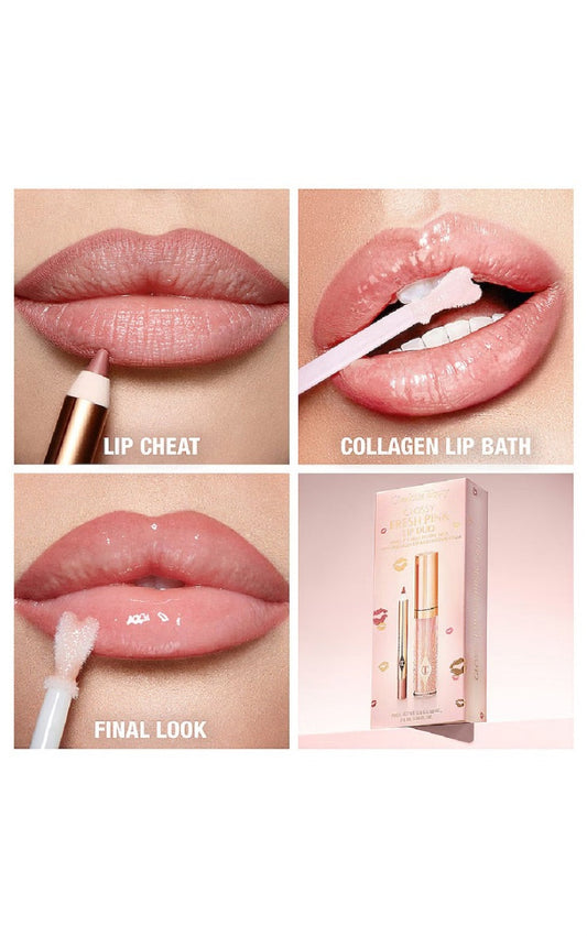 Set Charlotte Tilbury Lip Cheat & Collagen Lip Mi tienda