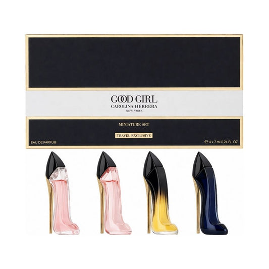 Carolina Herrera Good Girl Set de 4 Miniaturas EDP 7 ml - Good Girl, Very Good Girl, Good Girl Blush y Very Good Girl Elixir