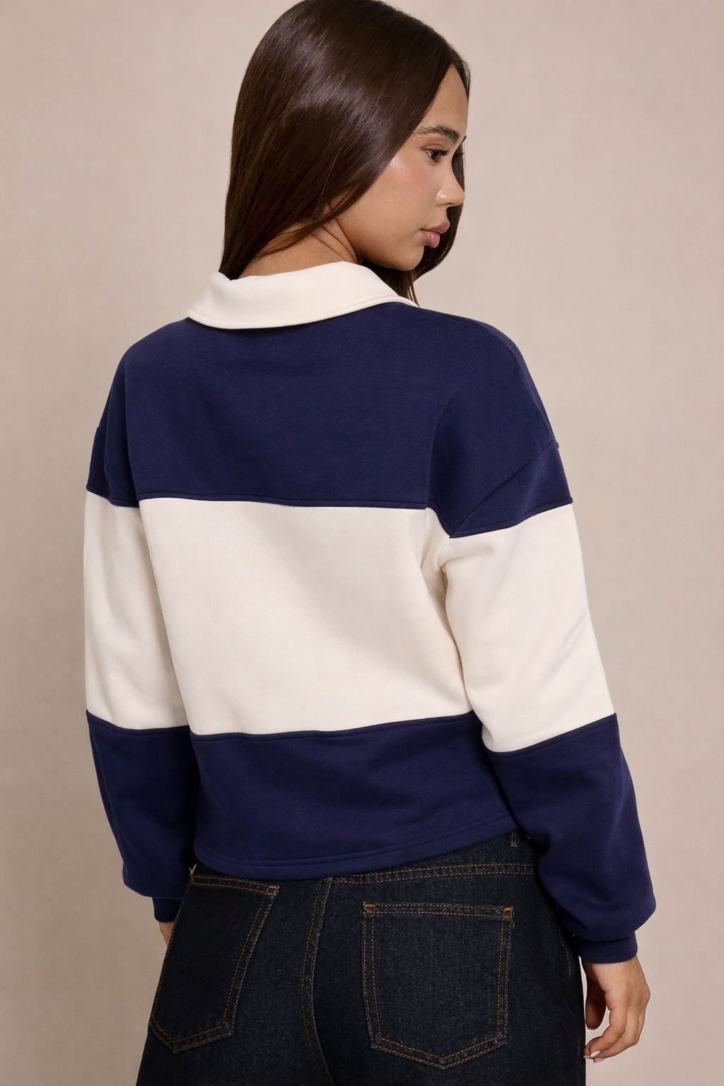 Polerón Azul Marino V Mi tienda