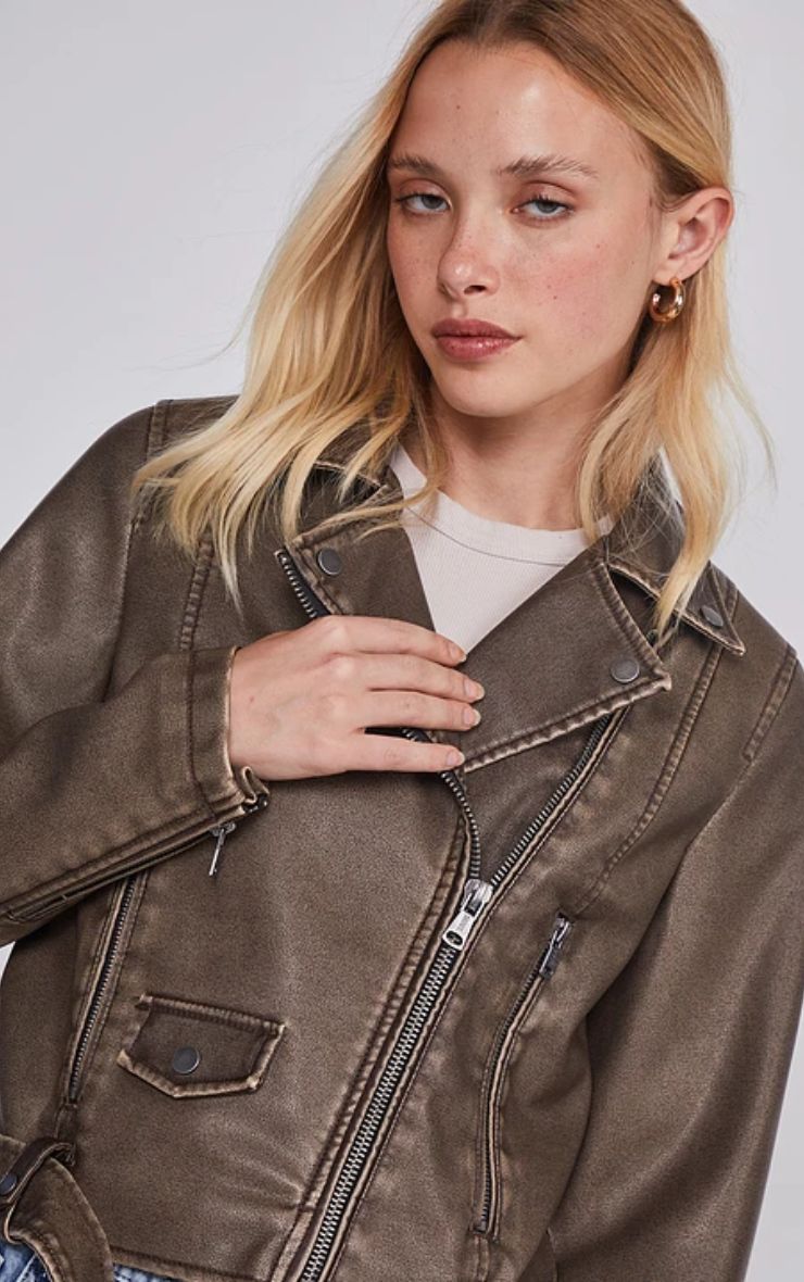 Chaqueta Café Aviadora  Mujer