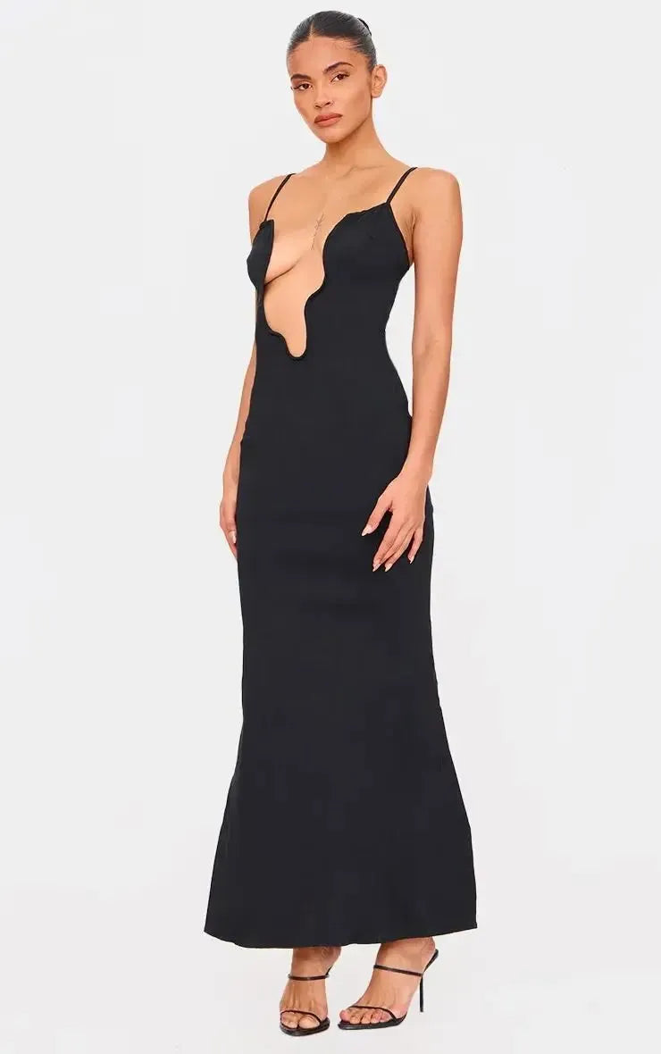Arakii Negro Maxi Dress Mi tienda