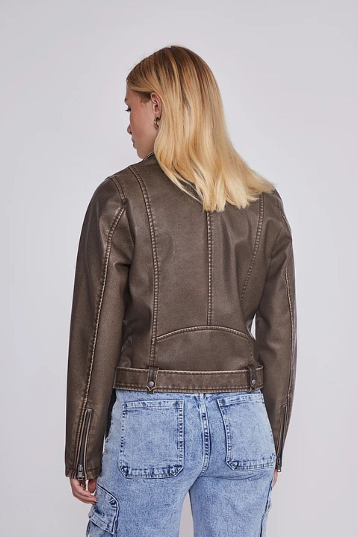 Chaqueta Café Aviadora  Mujer