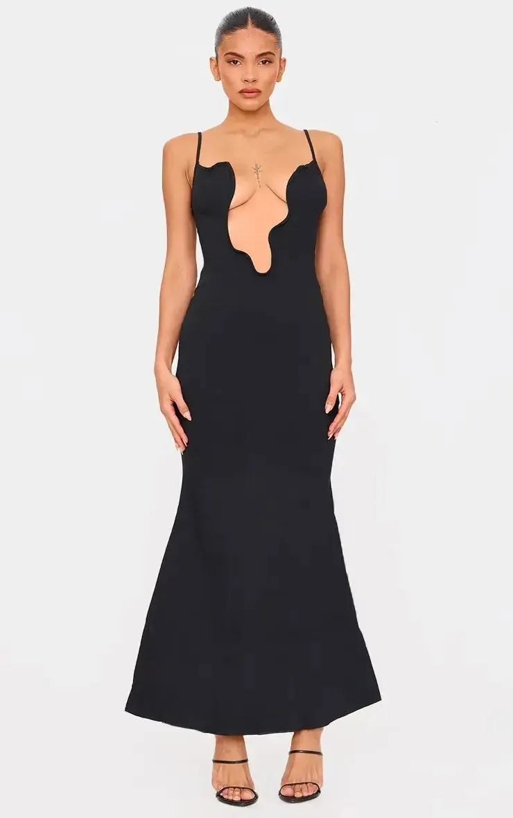 Arakii Negro Maxi Dress Mi tienda