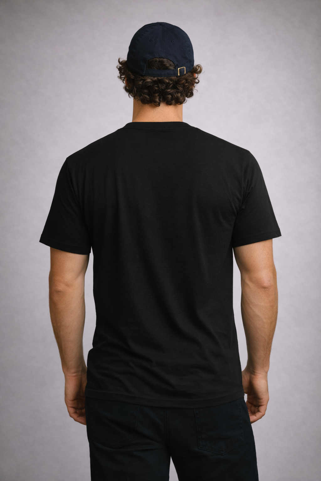 Polera Negra de Algodón Mi tienda