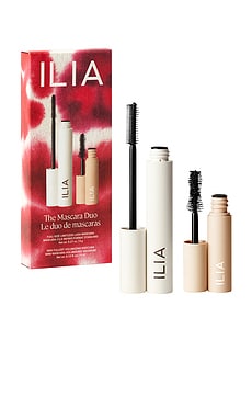 ILIA The Mascara Duo en After Midnight y Classic Black - set de 2 máscaras de pestañas