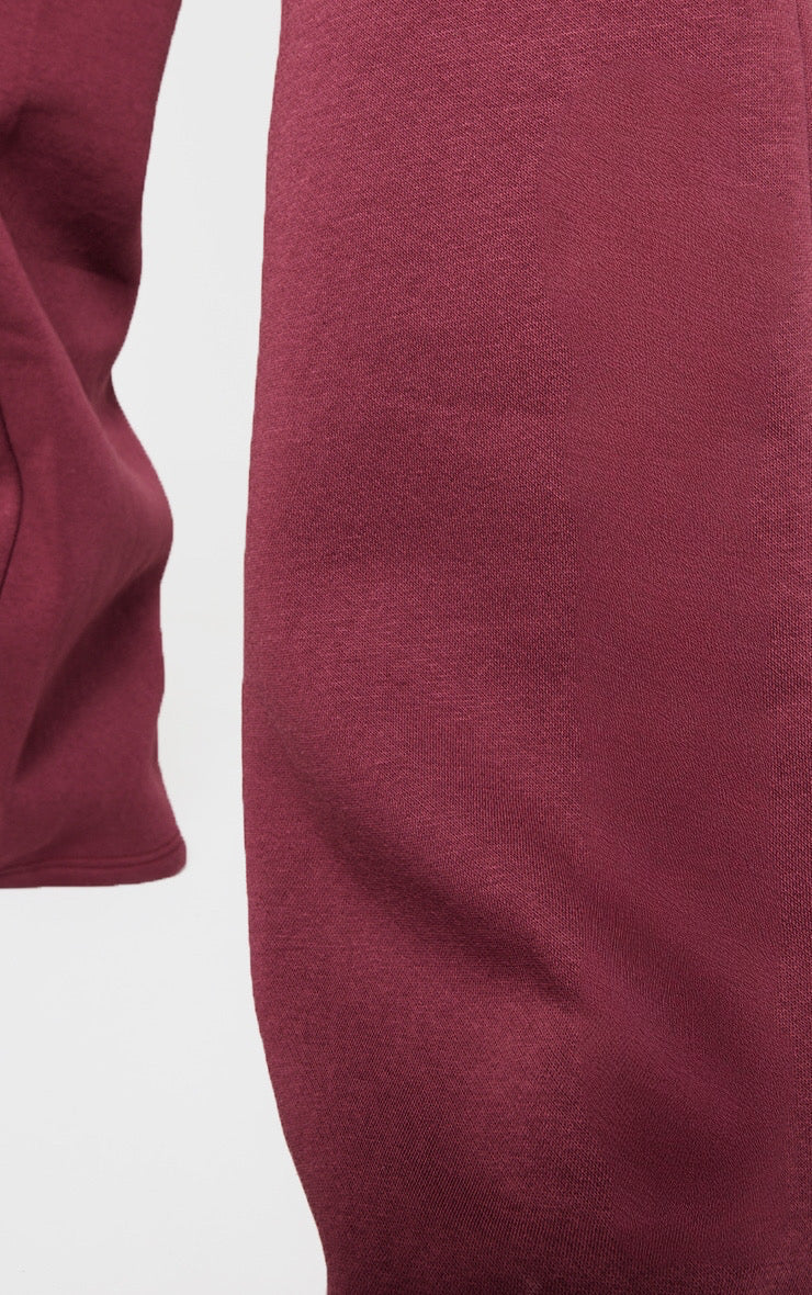 Pantalón Recto Burdeo Algodón Mi tienda