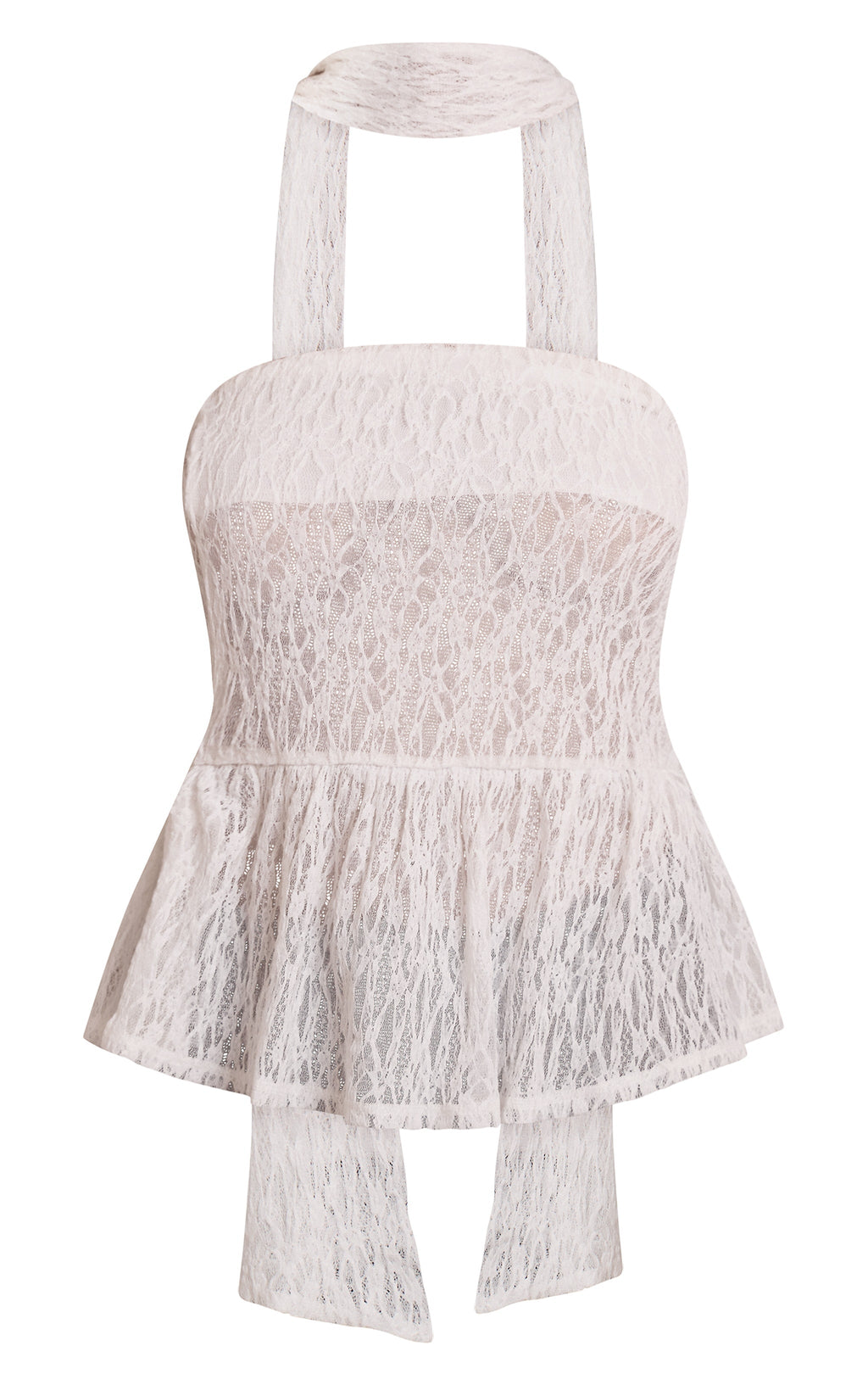 Top Cami Encaje Crema Mi tienda