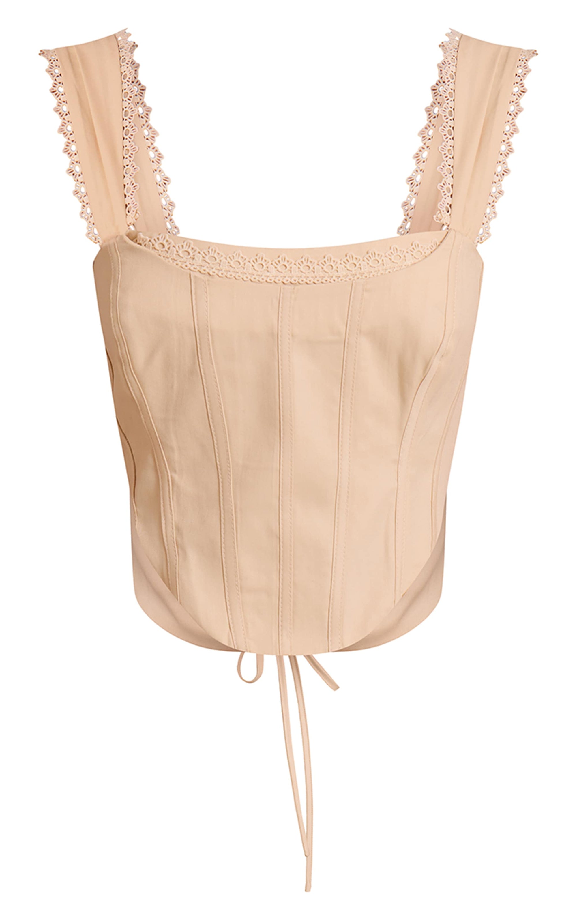 Corset Estructurado Crema Mi tienda