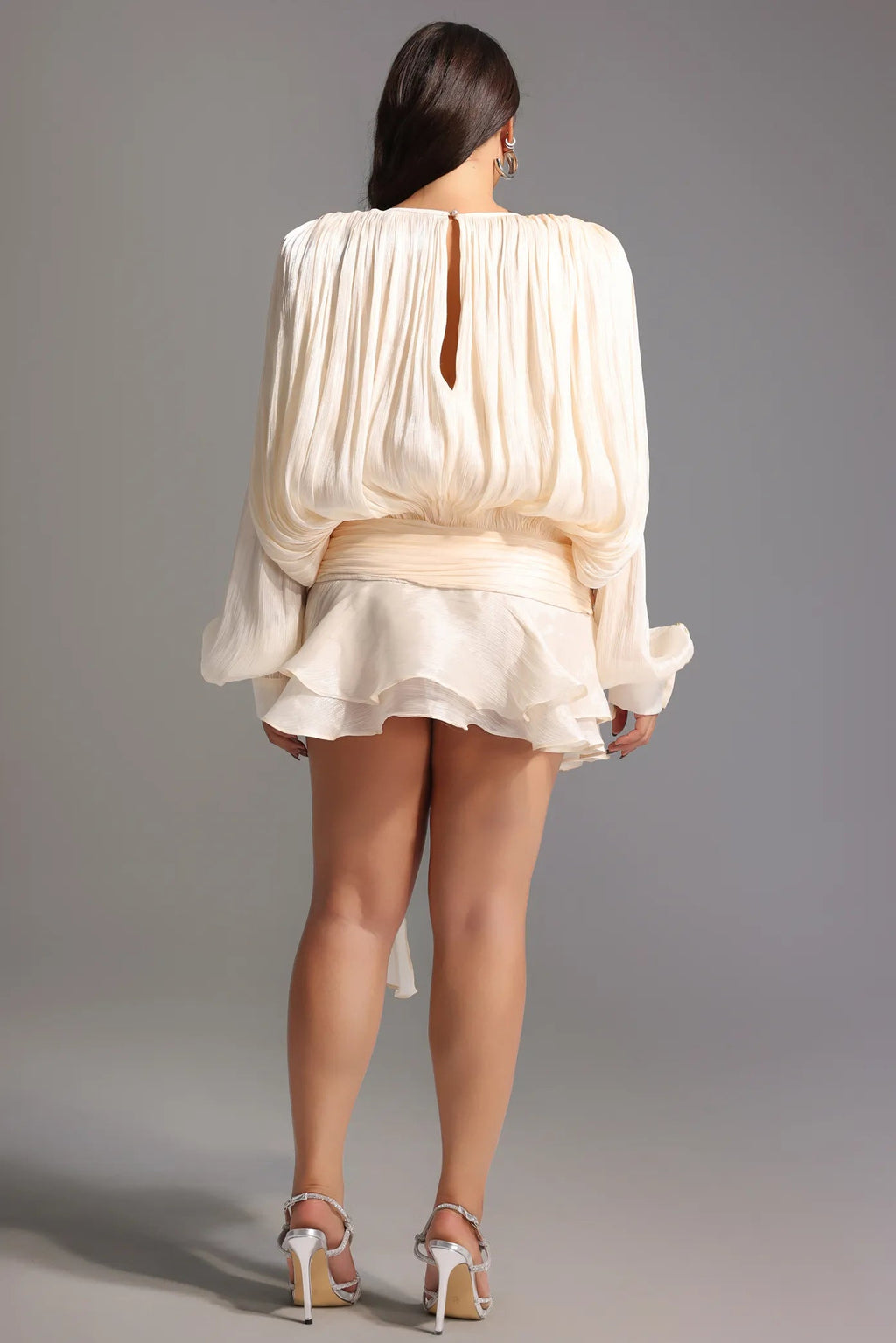 Vestido Mini Manga Larga Rose Mi tienda