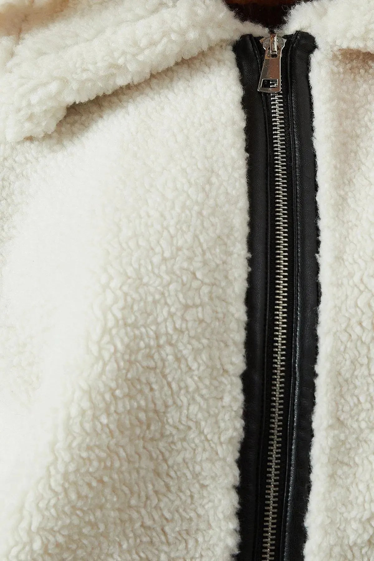 Abrigo Larga Chiporro Blanco Mi tienda