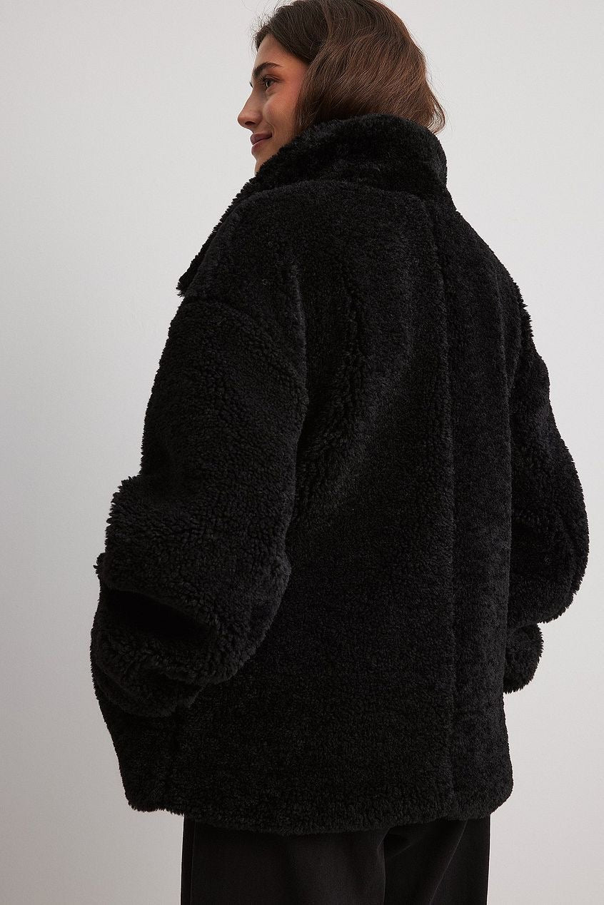 Chaqueta Larga Mujer Chiporro Negro