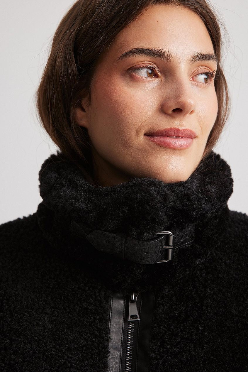 Chaqueta Larga Mujer Chiporro Negro
