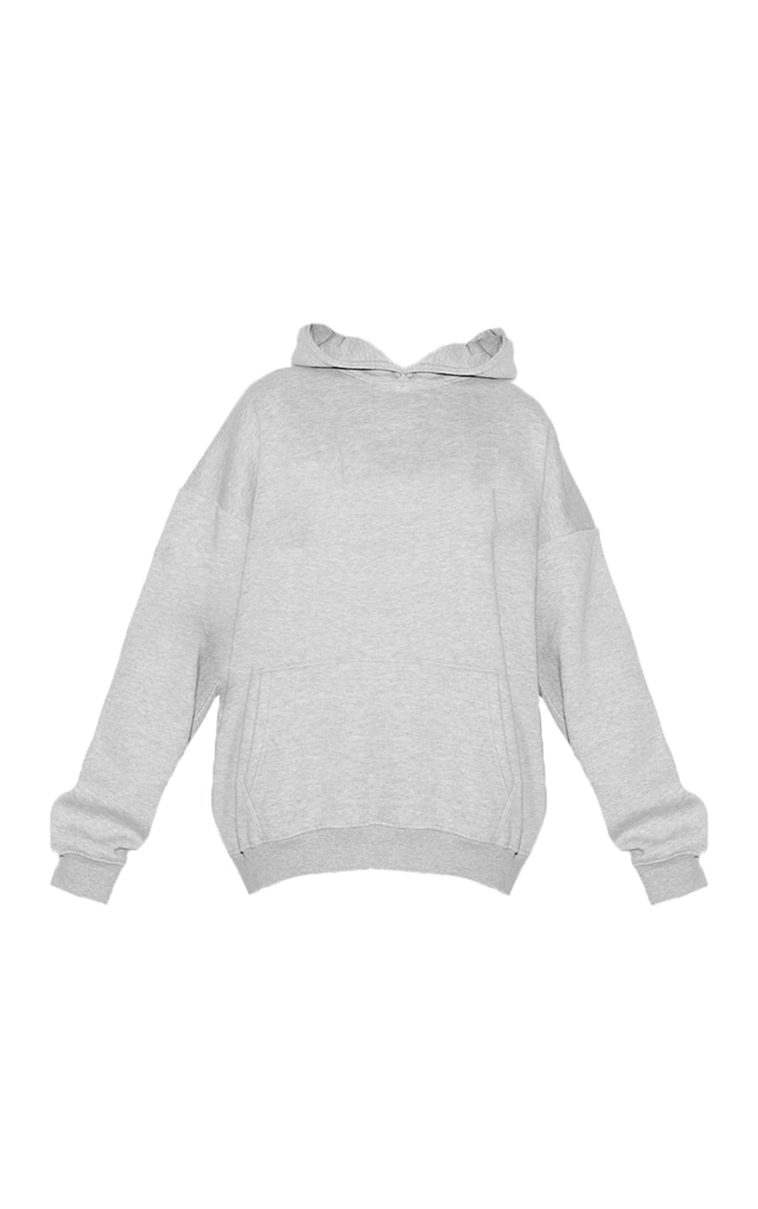 Polerón Buzo Gris Mujer Algodón
