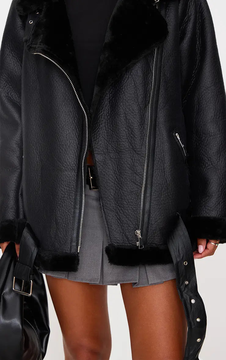 Chaqueta Aviadora Negra Mi tienda