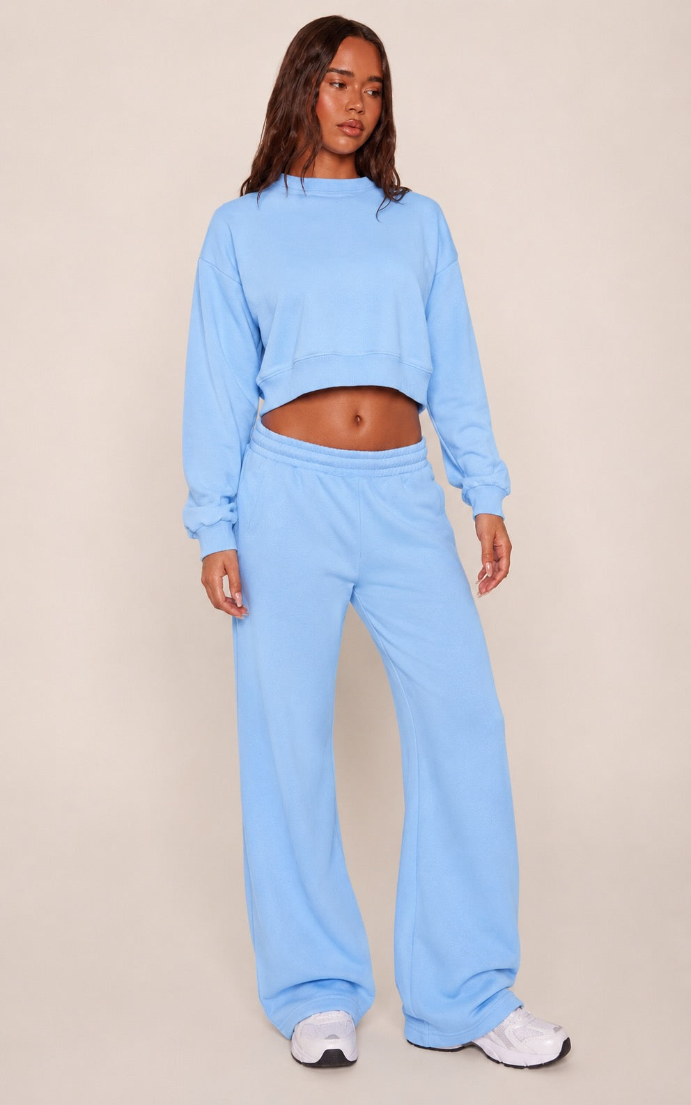 Conjunto Polerón Top & Pantalón Recto Mi tienda