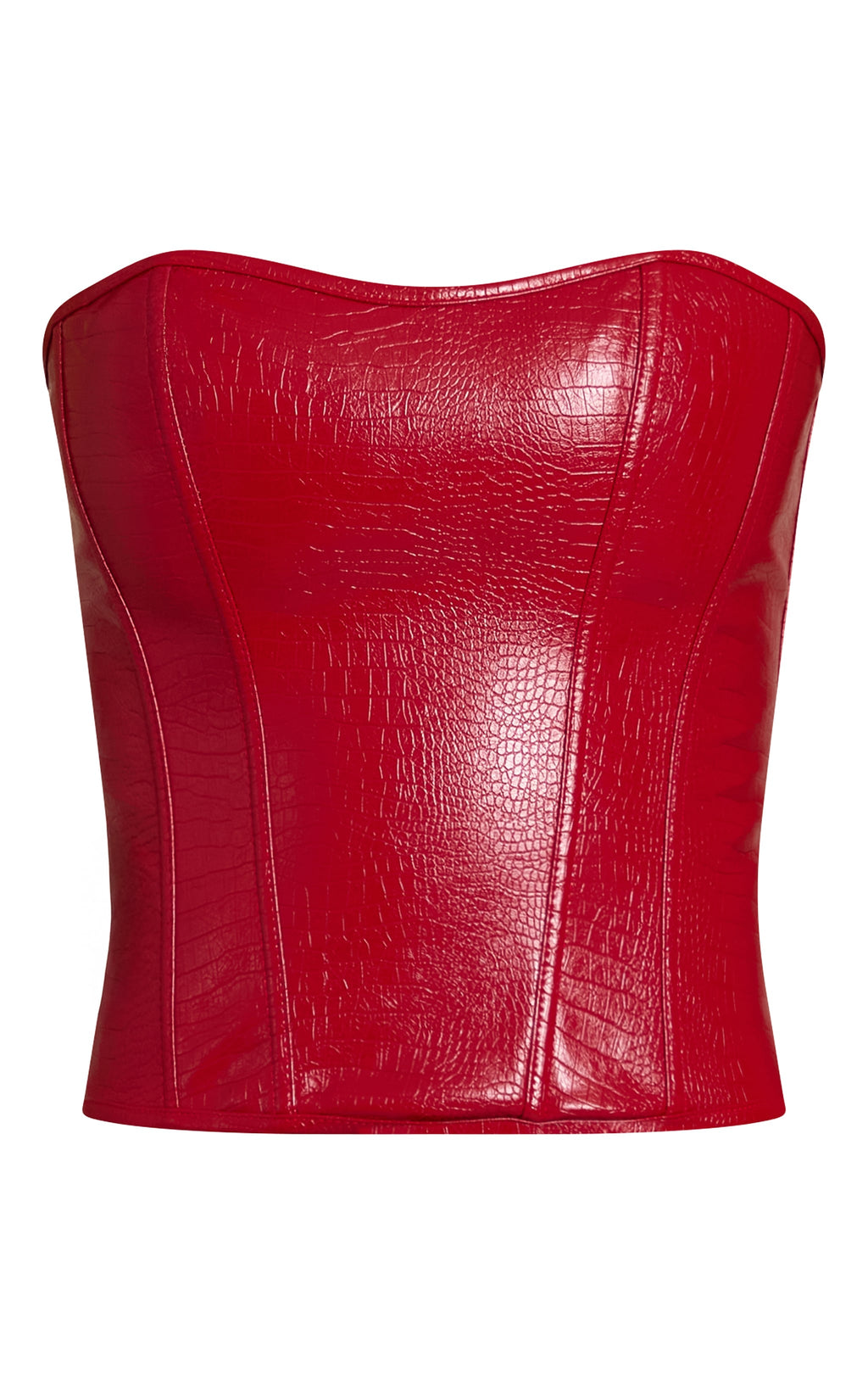 Corset Bandeau Rojo Mi tienda