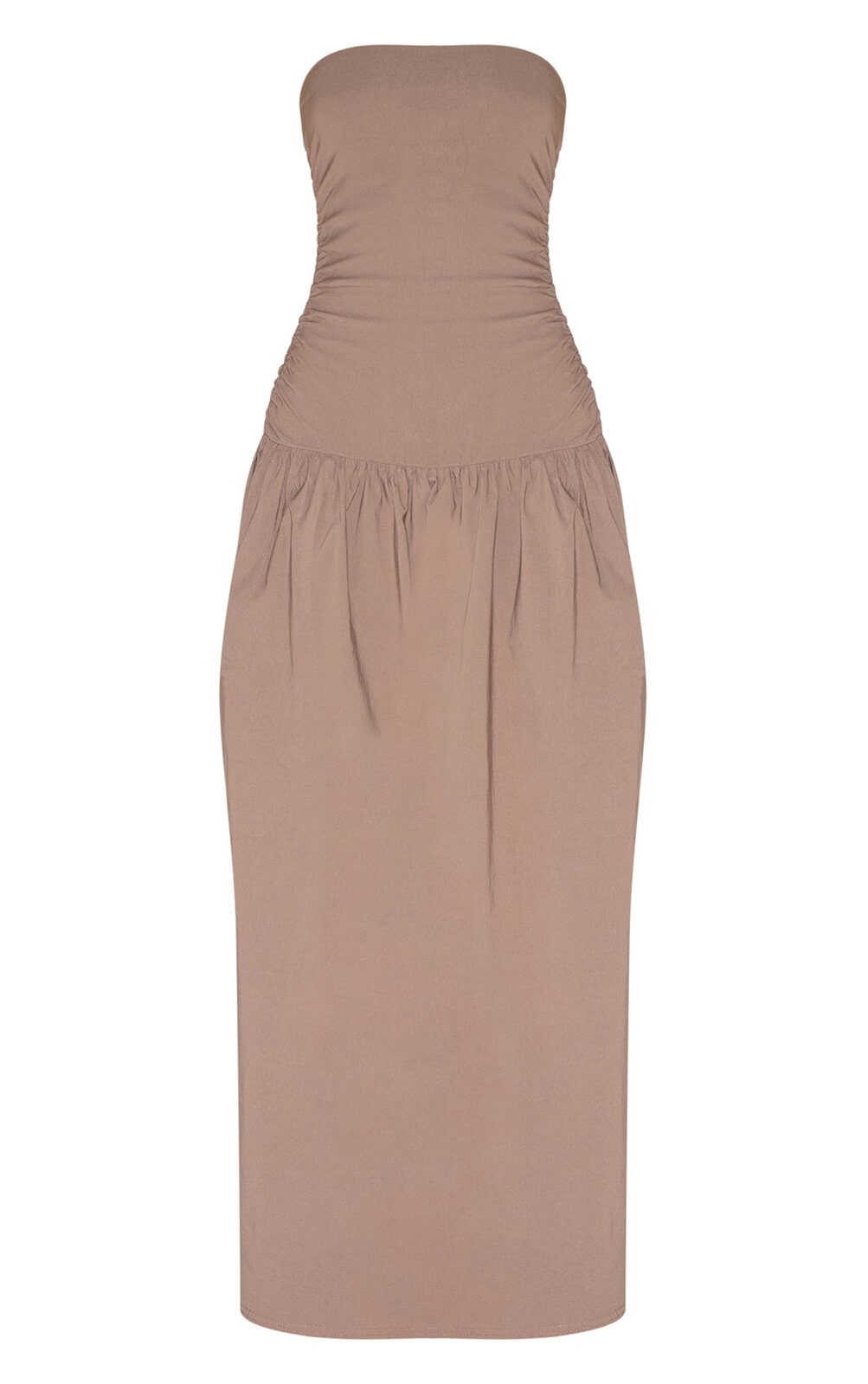 Vestido Mini Cuello Café