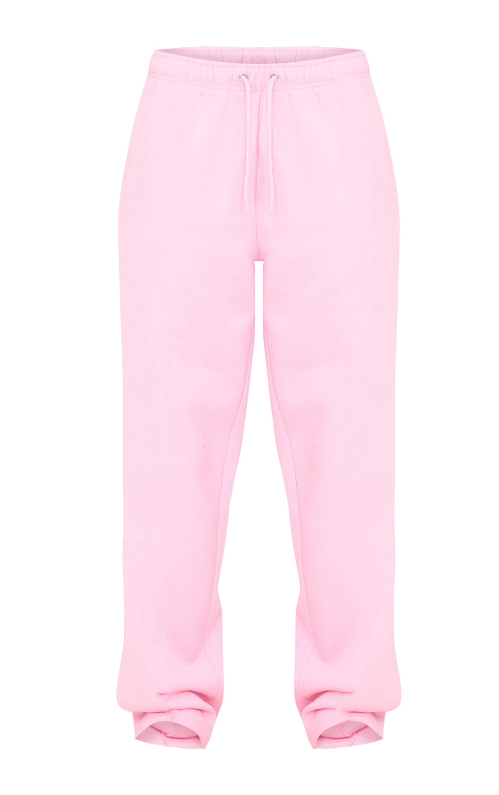 Pantalón Buzo Recto Rosado Mujer Algodón