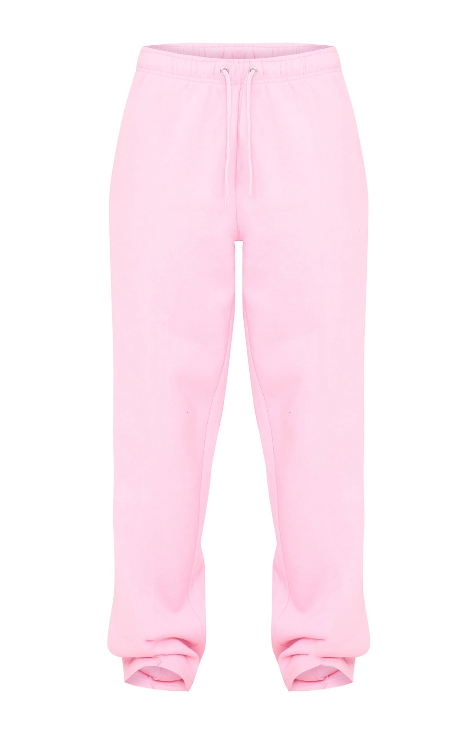 Pantalón Buzo Recto Rosado Mujer Algodón