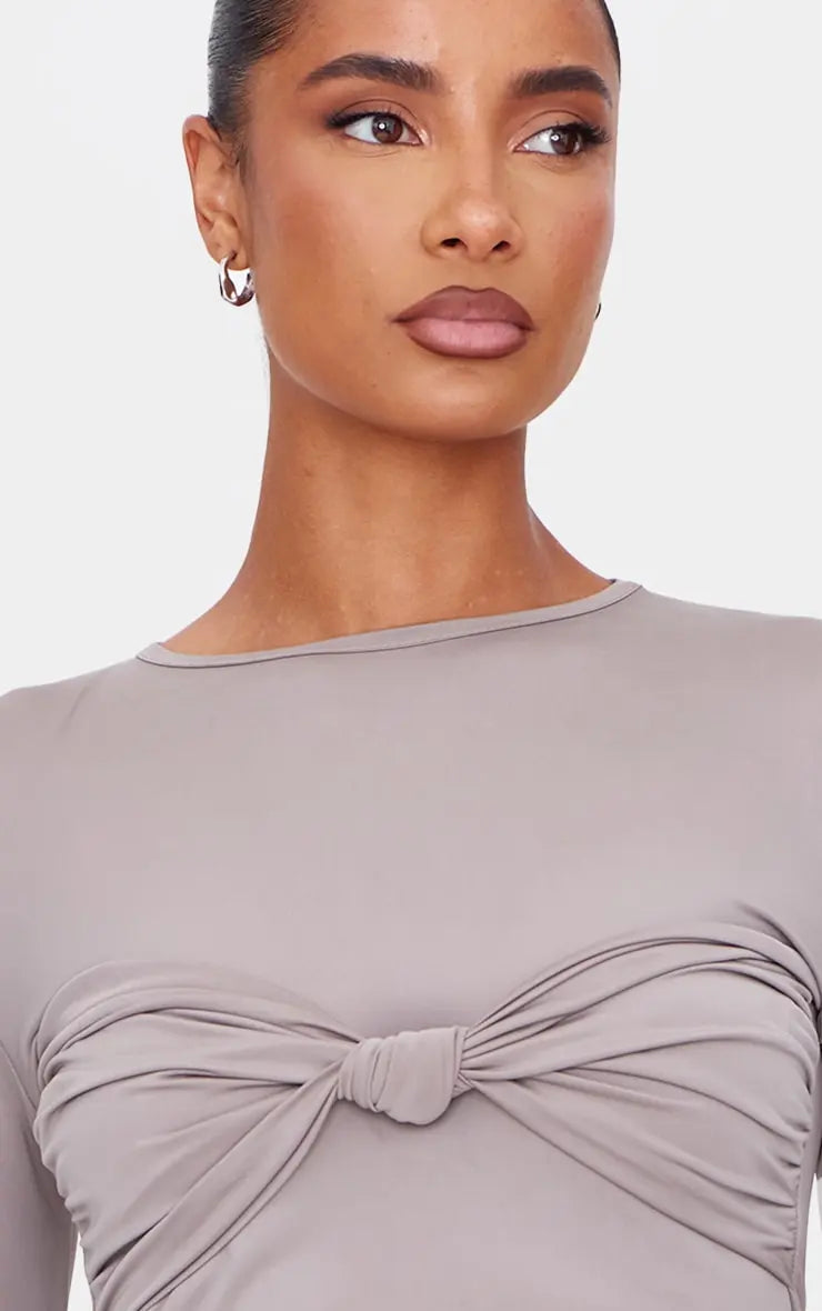 Liu Brown Mini Dress Mi tienda