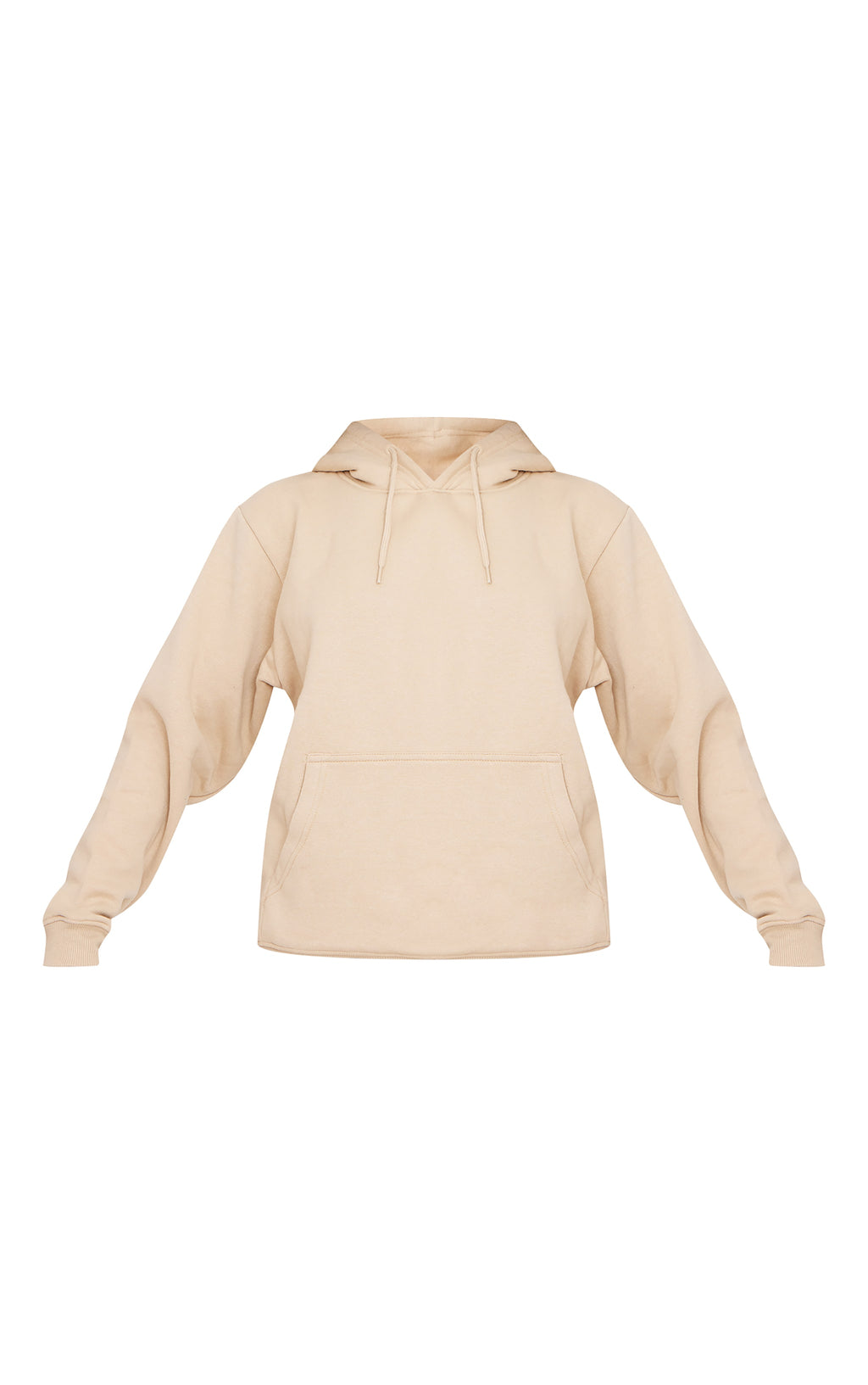 Polerón Buzo Beige Mujer con Capucha