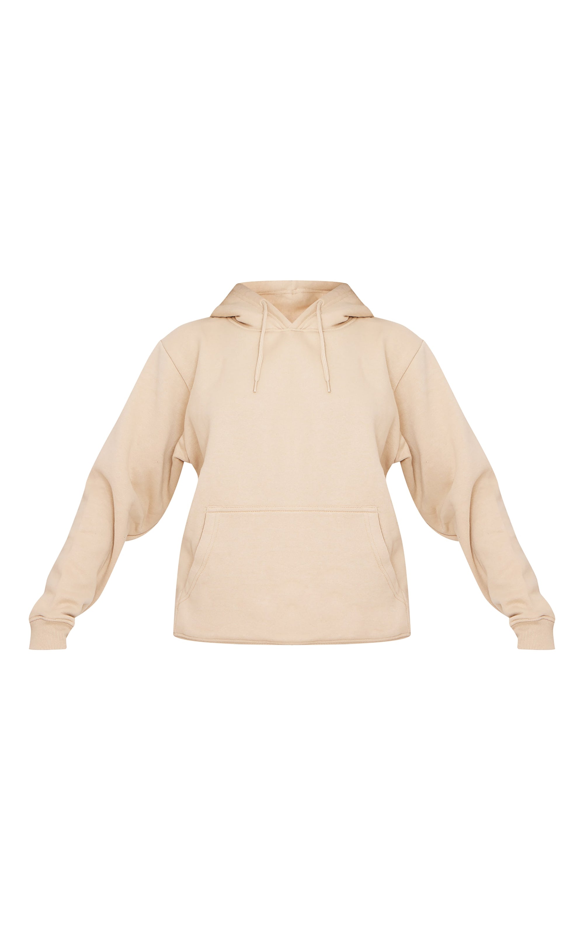 Polerón Buzo Beige Mujer con Capucha