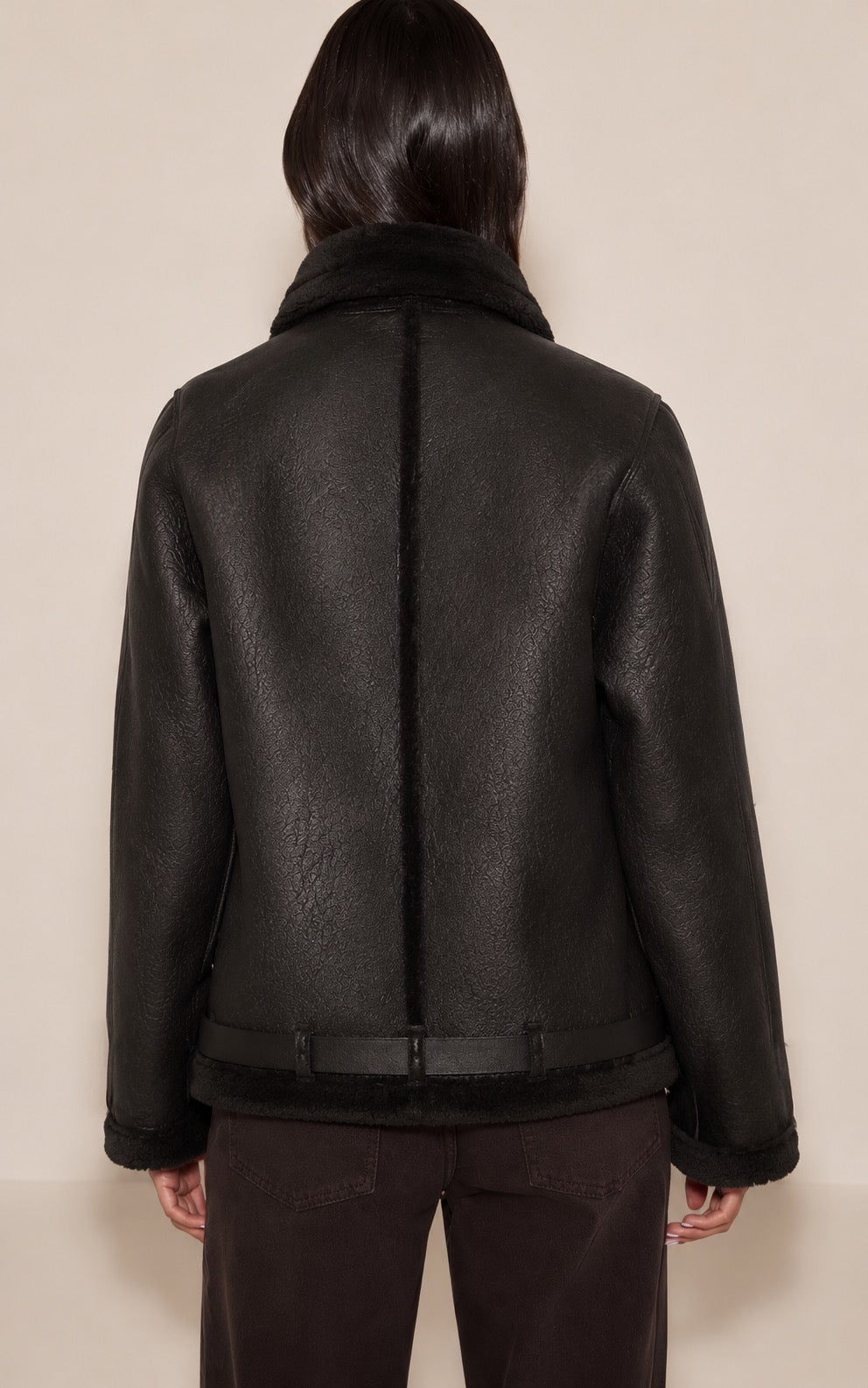 Chaqueta Negra Aviadora Mi tienda