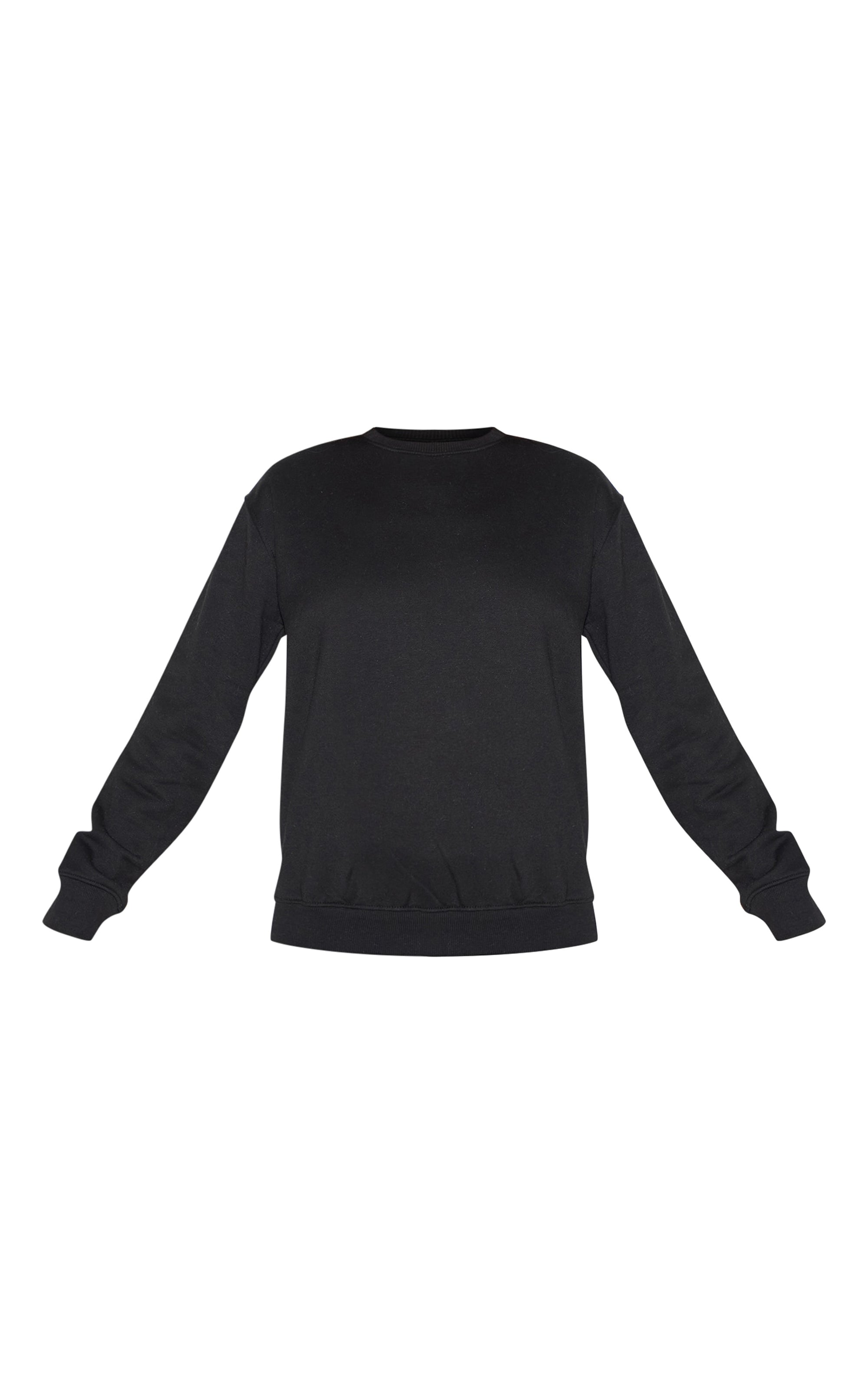 Polerón Buzo Negro Polo Mujer Algodón