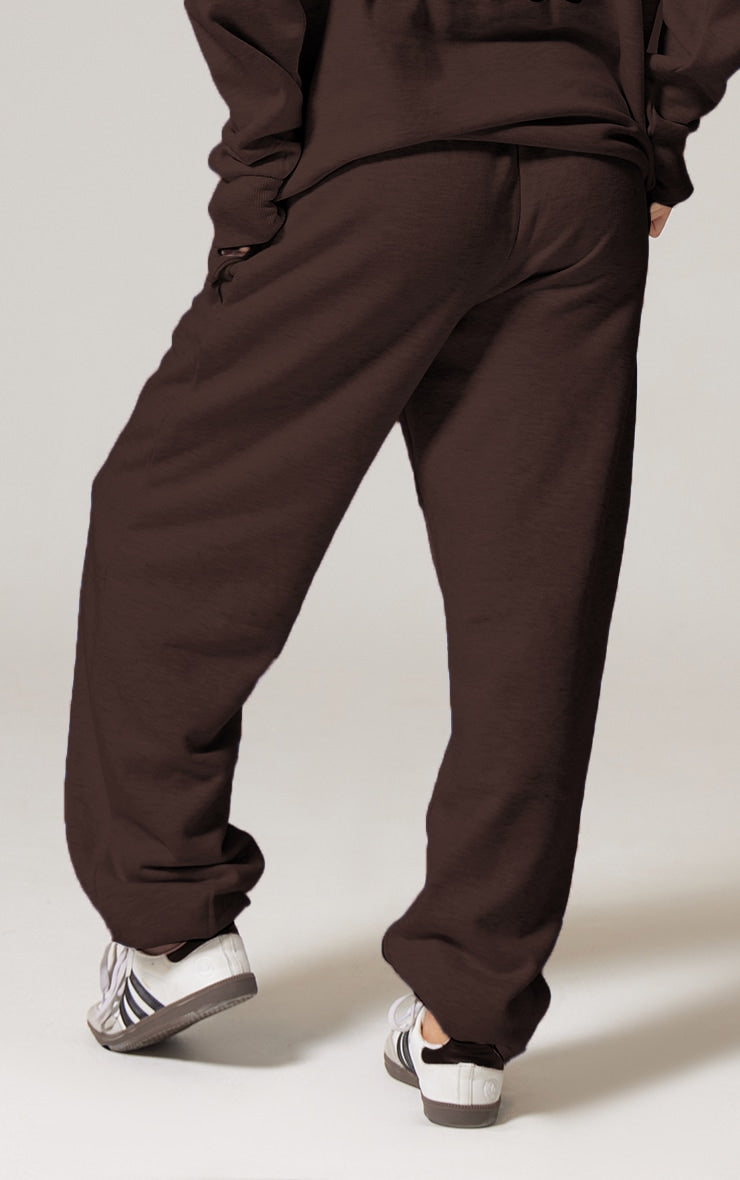 Pantalón Café Mujer con Puño Algodón