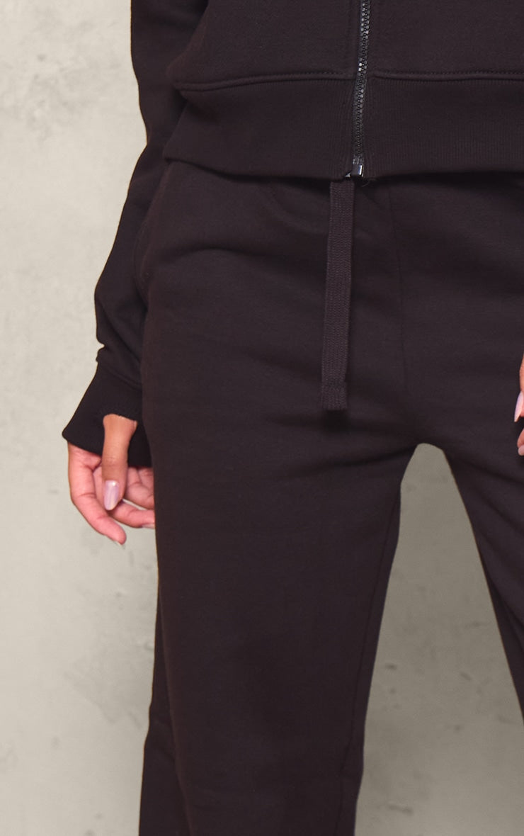 Pantalón Buzo Negro Recto Mujer 