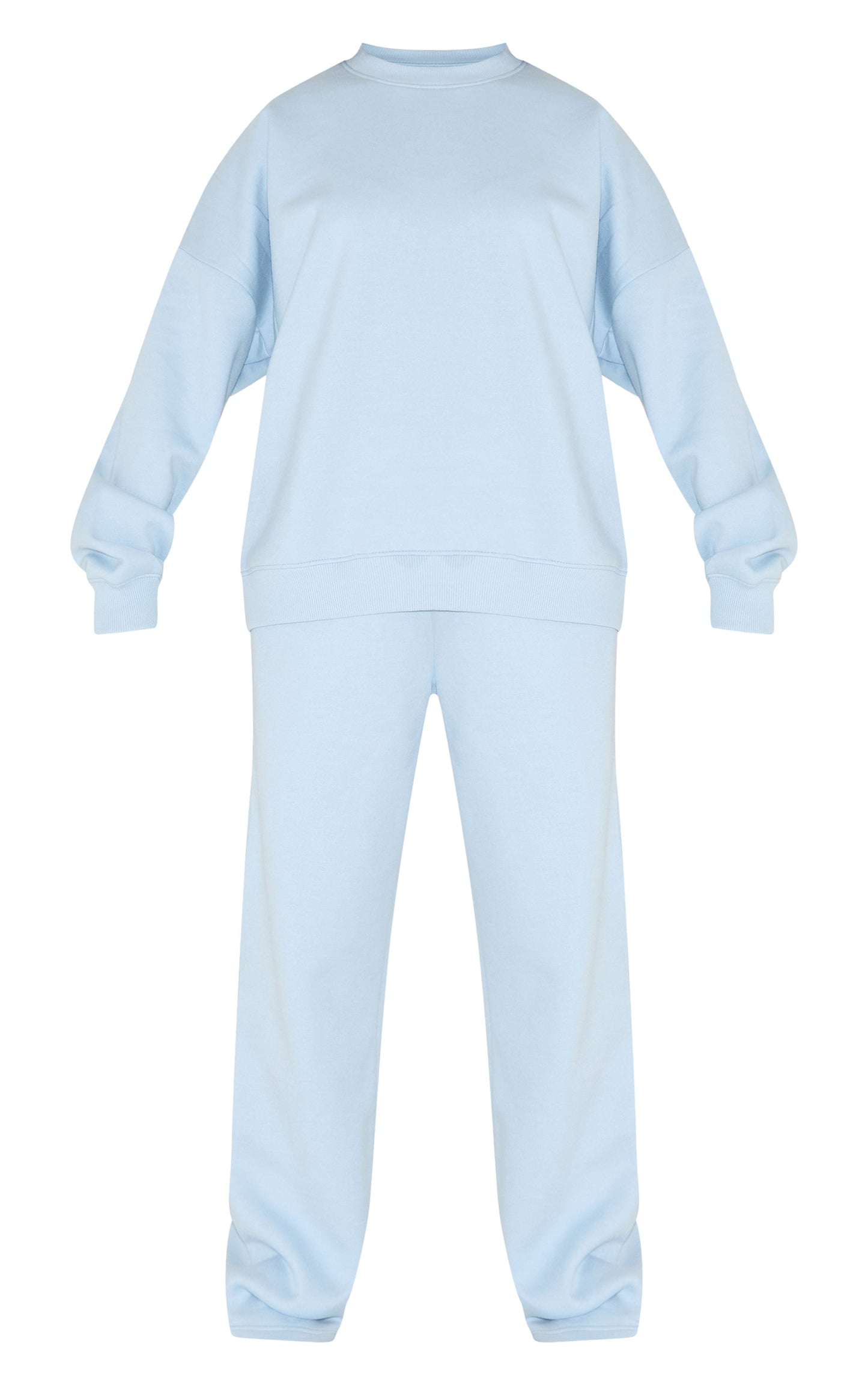 Conjunto Baby Blue Polerón Polo & Pantalón Recto Mi tienda