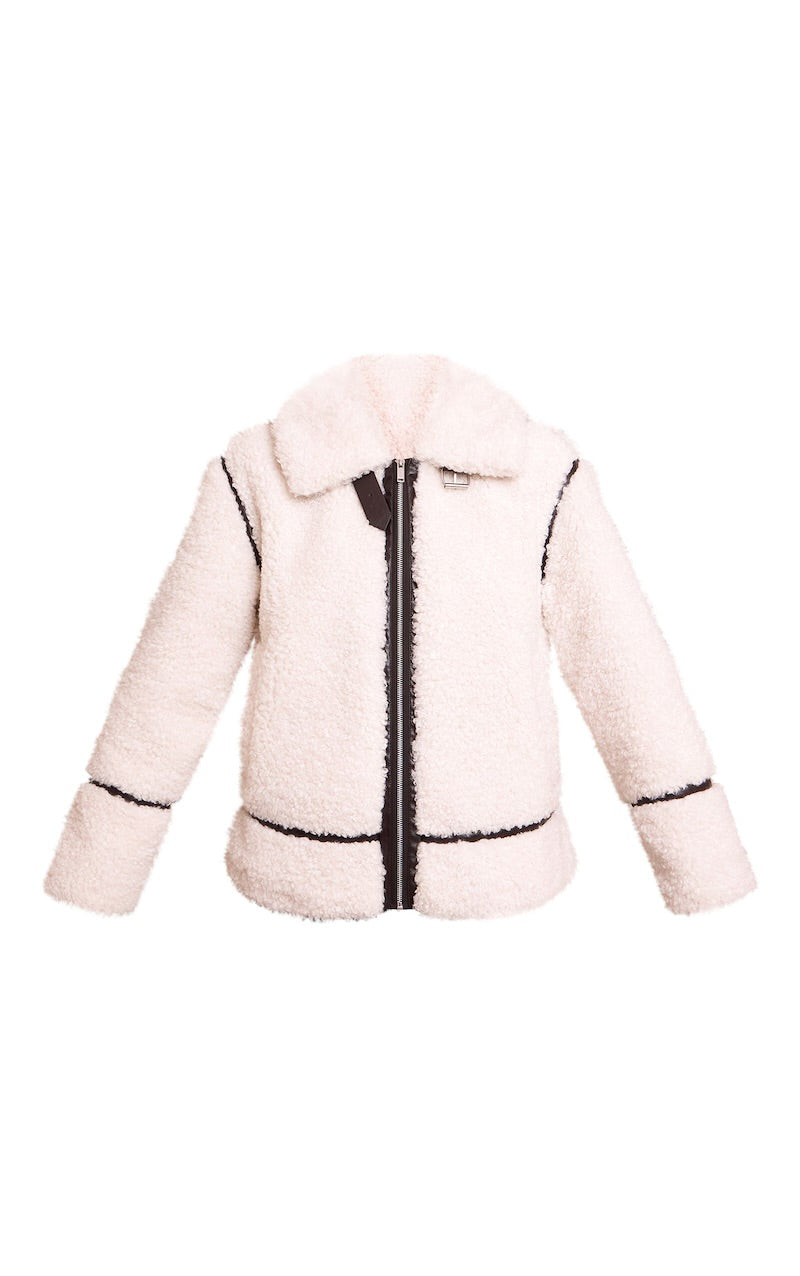 Abrigo Larga Chiporro Blanco Mi tienda