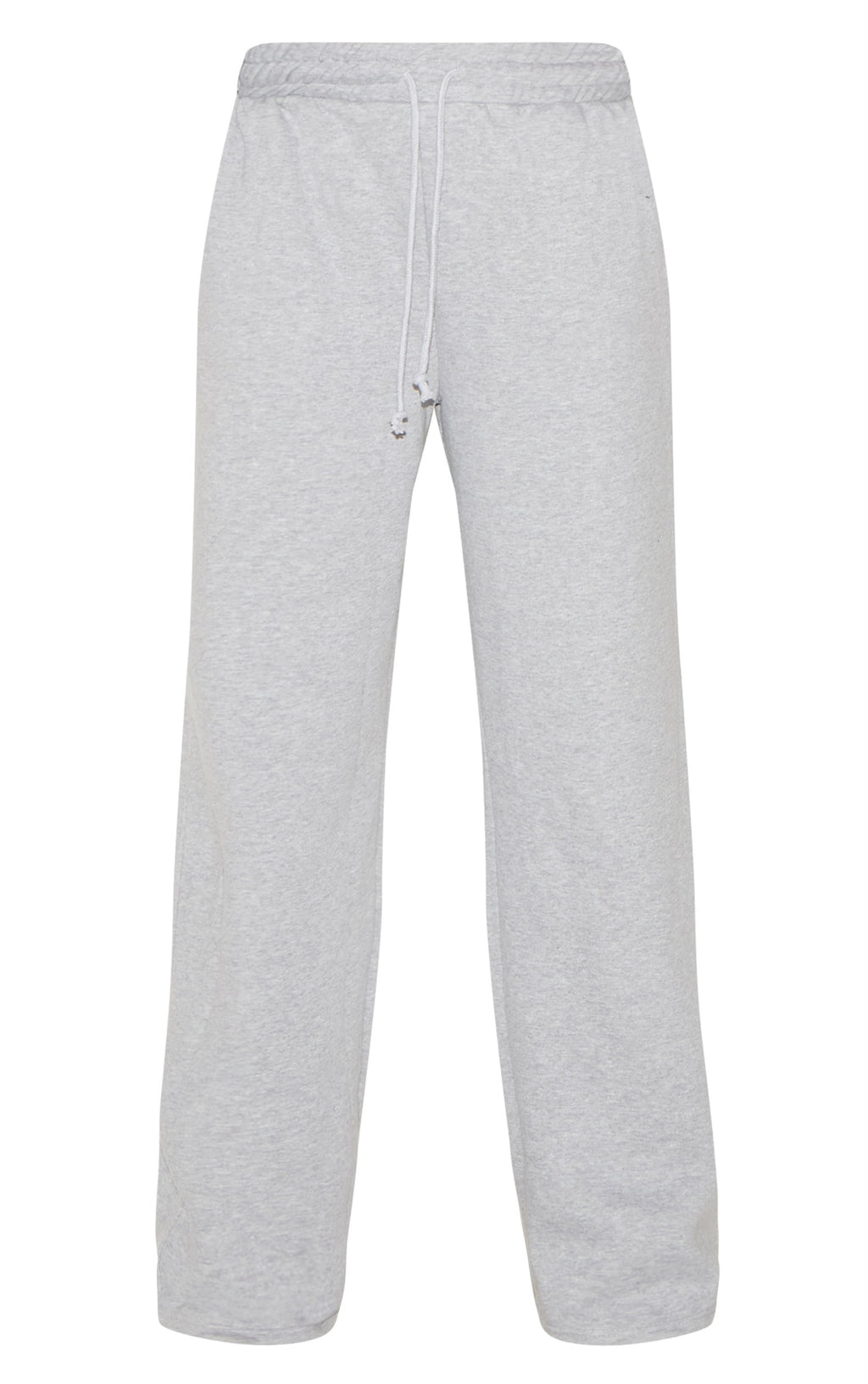 Pantalón Gris Buzo Mujer Corte Recto Algodón