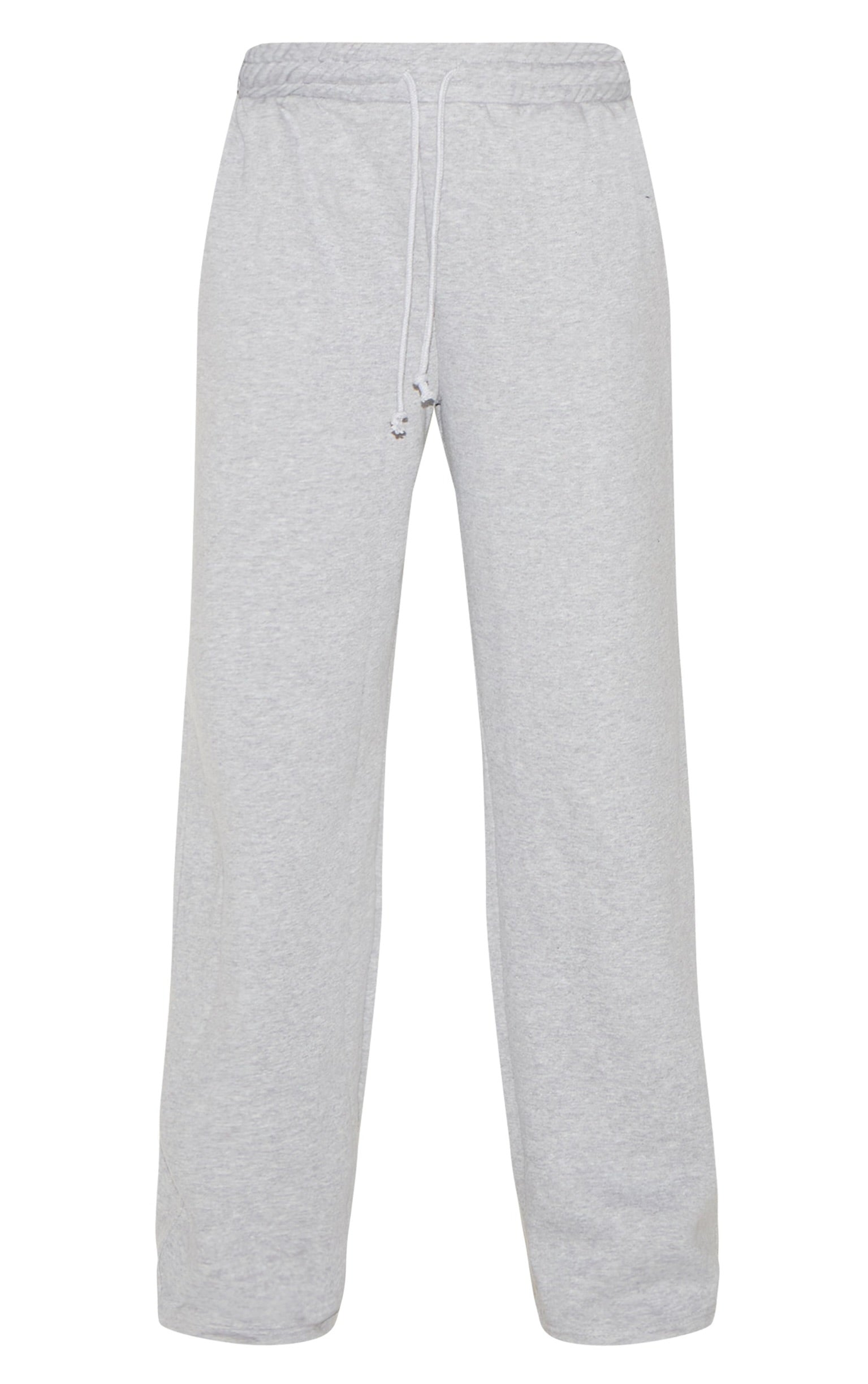 Pantalón Gris Buzo Mujer Corte Recto Algodón