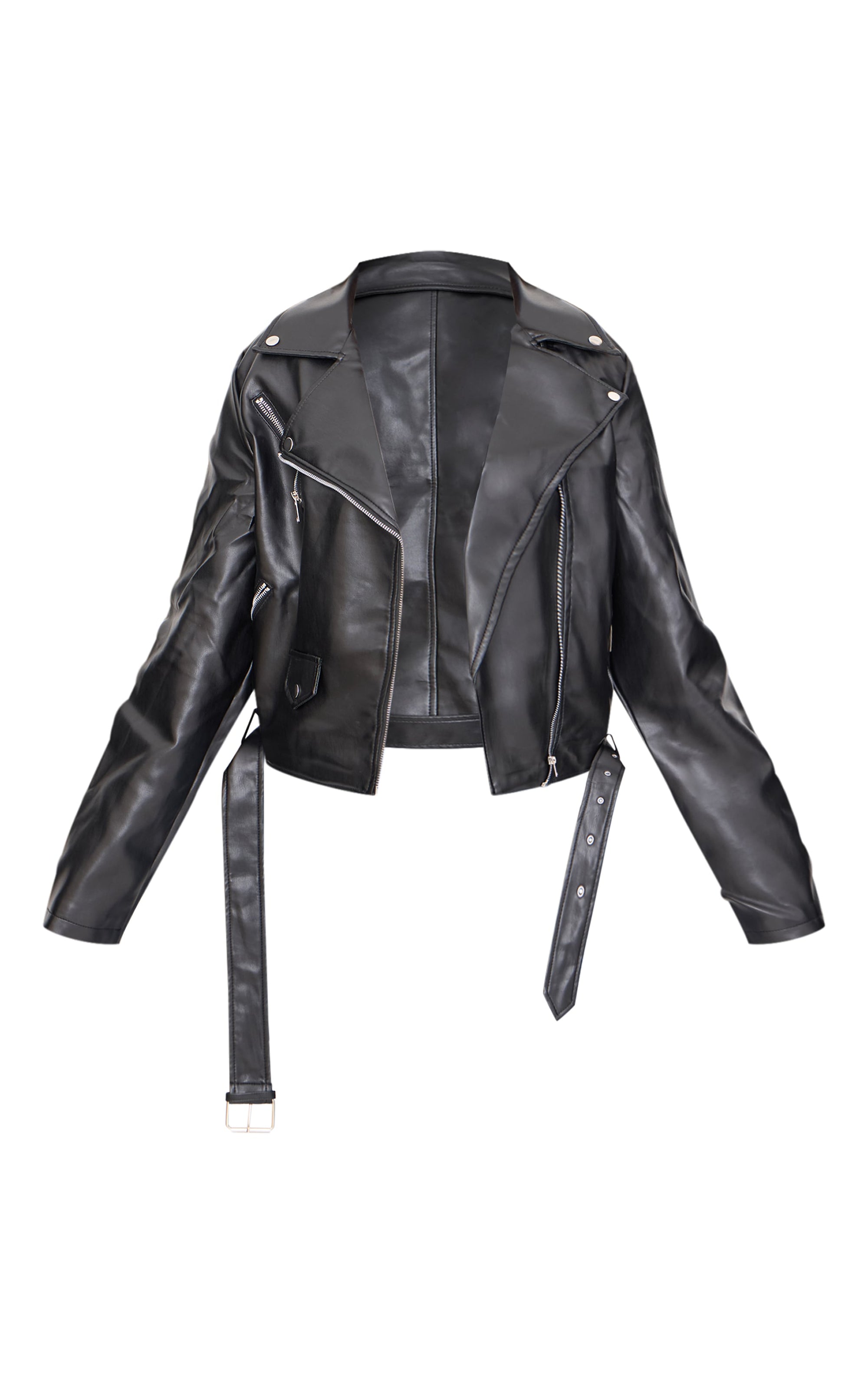 Biker Negra Corta Mujer