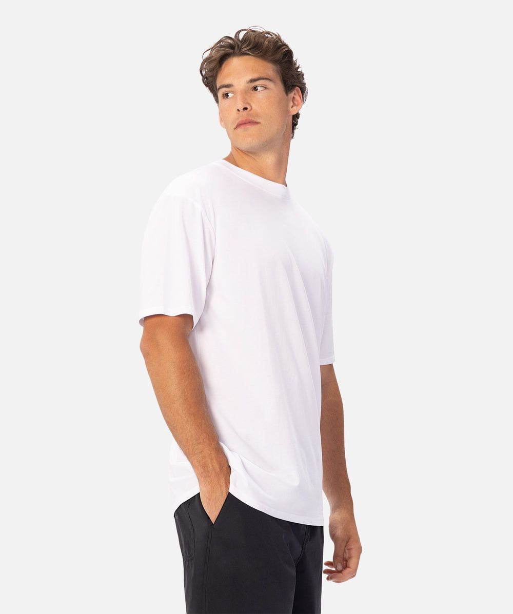 Polera Hombre Blanca Algodón Mi tienda