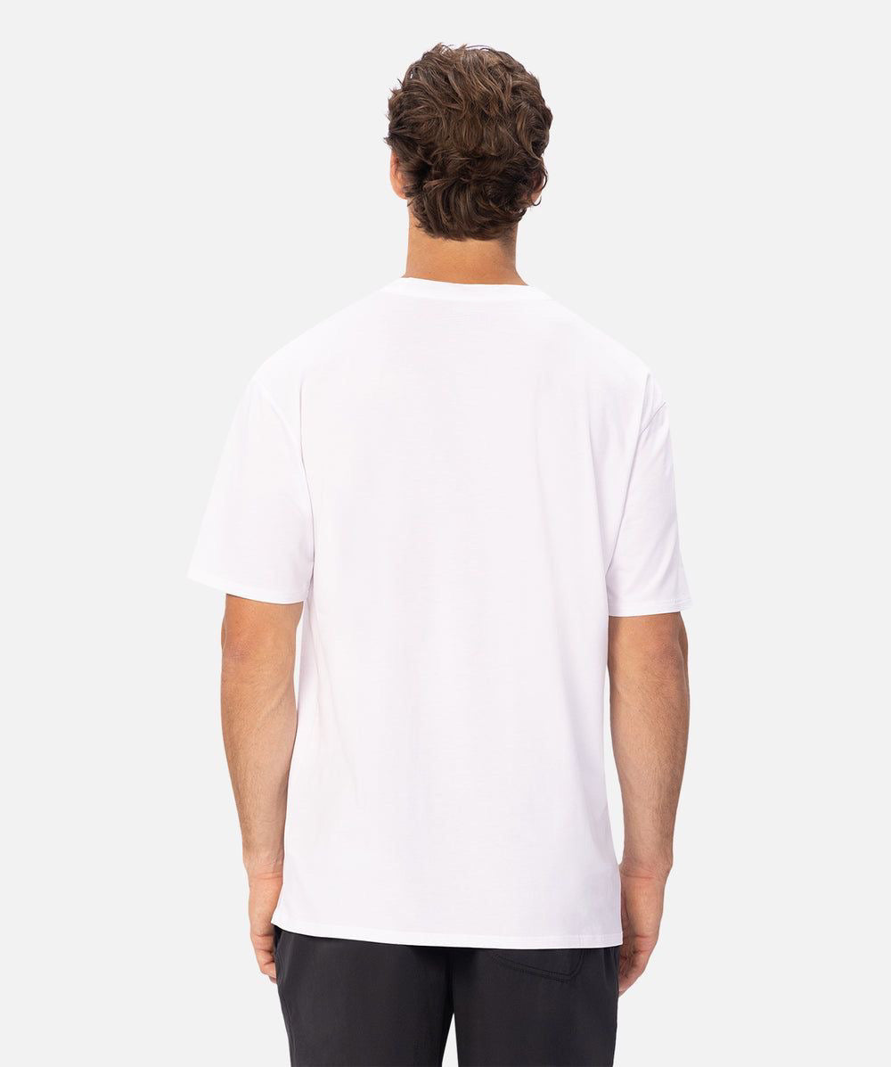 Polera Hombre Blanca Algodón Mi tienda