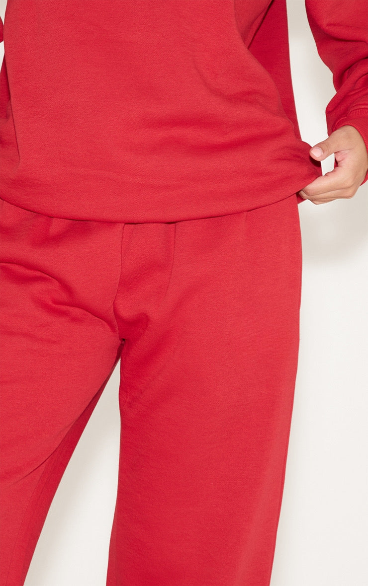 Conjunto Polo Rojo & Pantalón con Puño Mi tienda