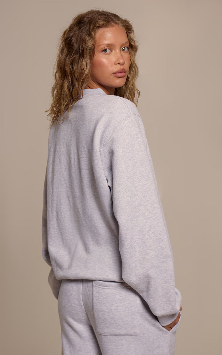 Polerón Polo Algodón Gris Mi tienda