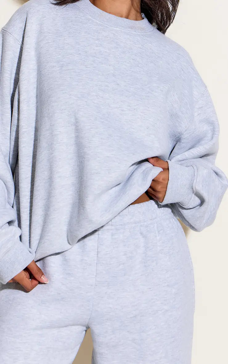 Polerón Gris Polo Algodón Mi tienda