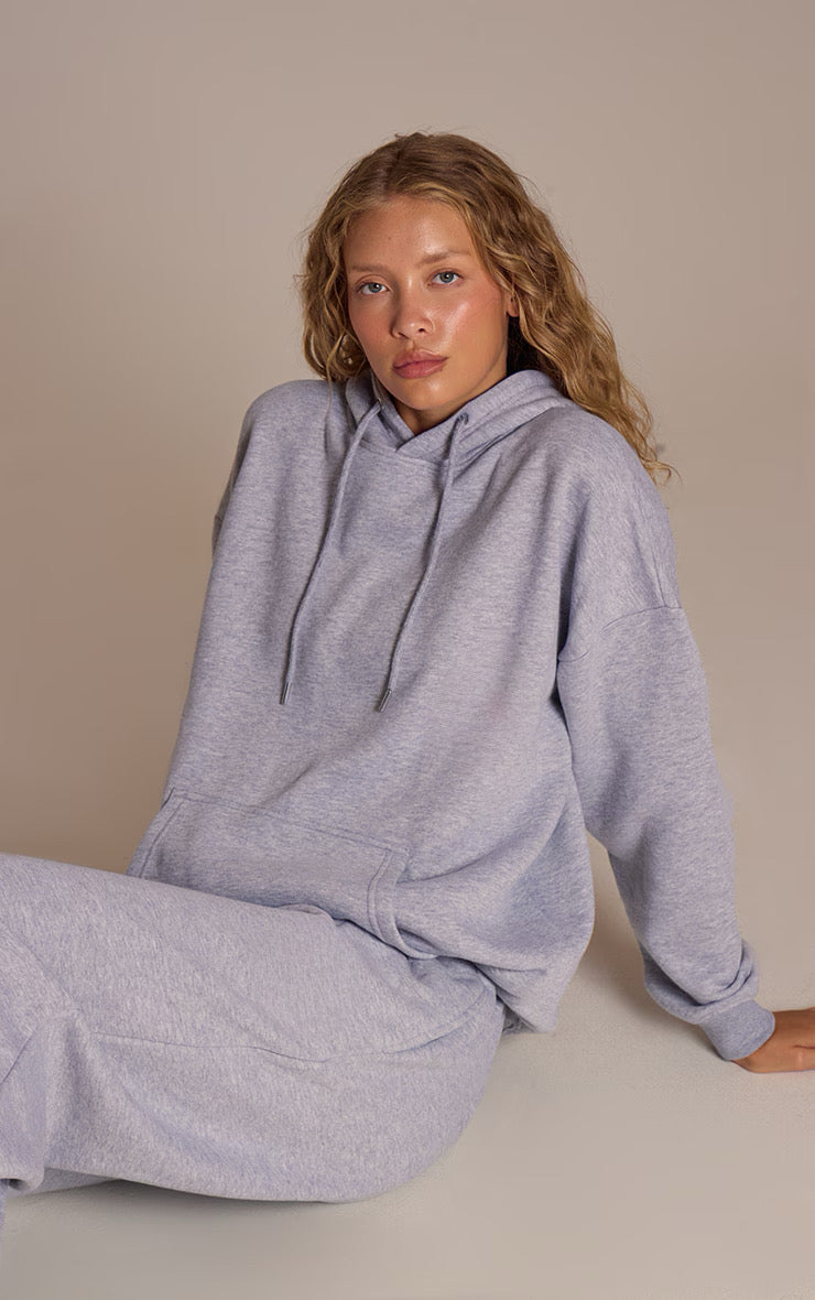 Polerón Gris Mujer Algodón Mi tienda