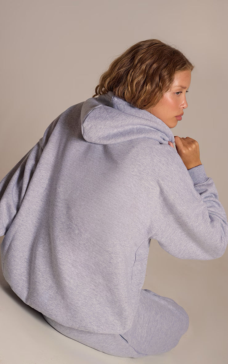 Polerón Gris Mujer Algodón Mi tienda