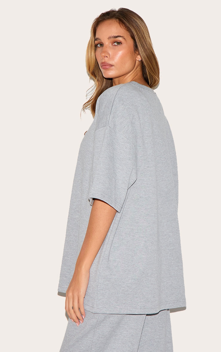 Polera Gris Algodón Unisex V E L T
